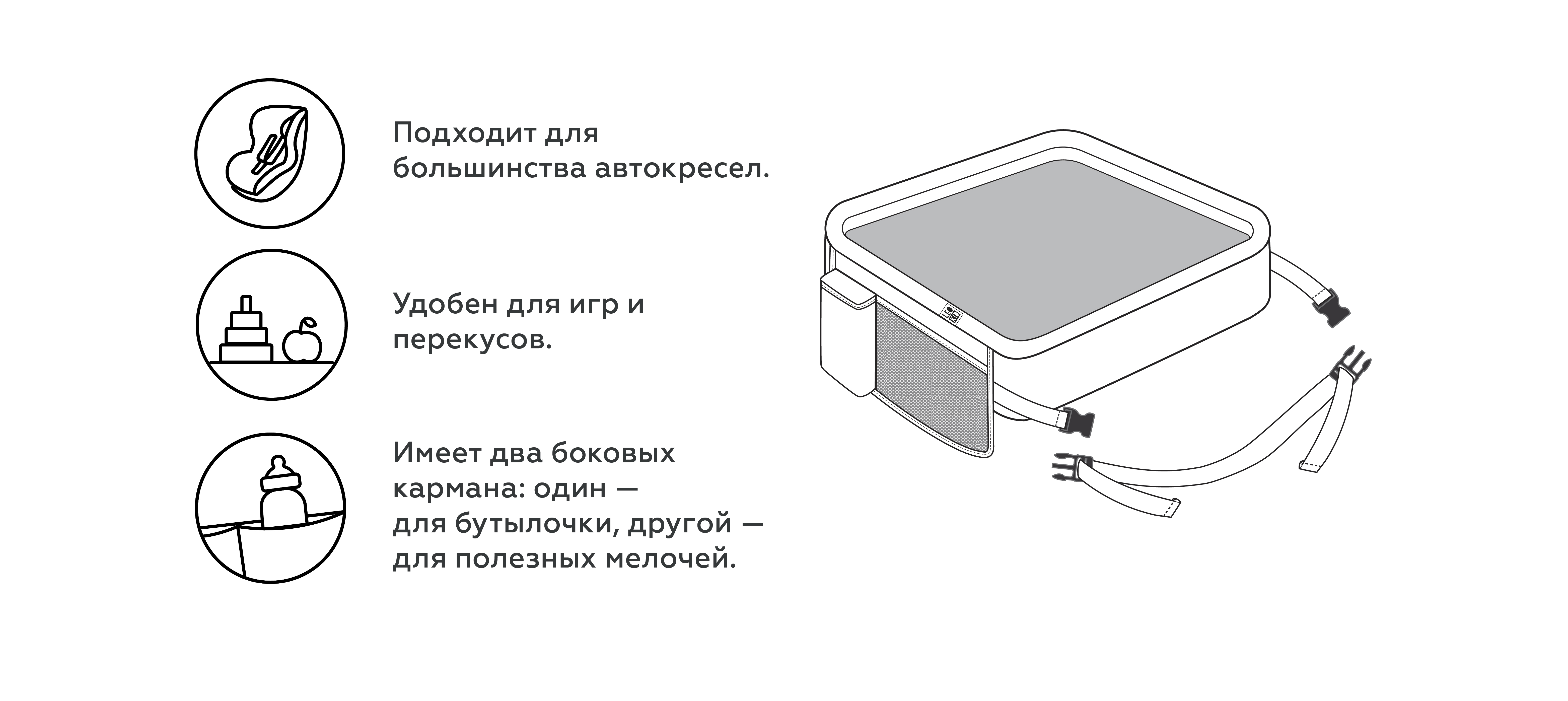 Дорожный столик для автокресла своими руками выкройки